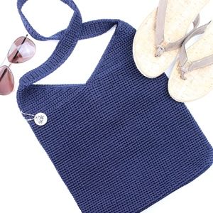 The Sak Boho Hobo Bucket Bag Blue